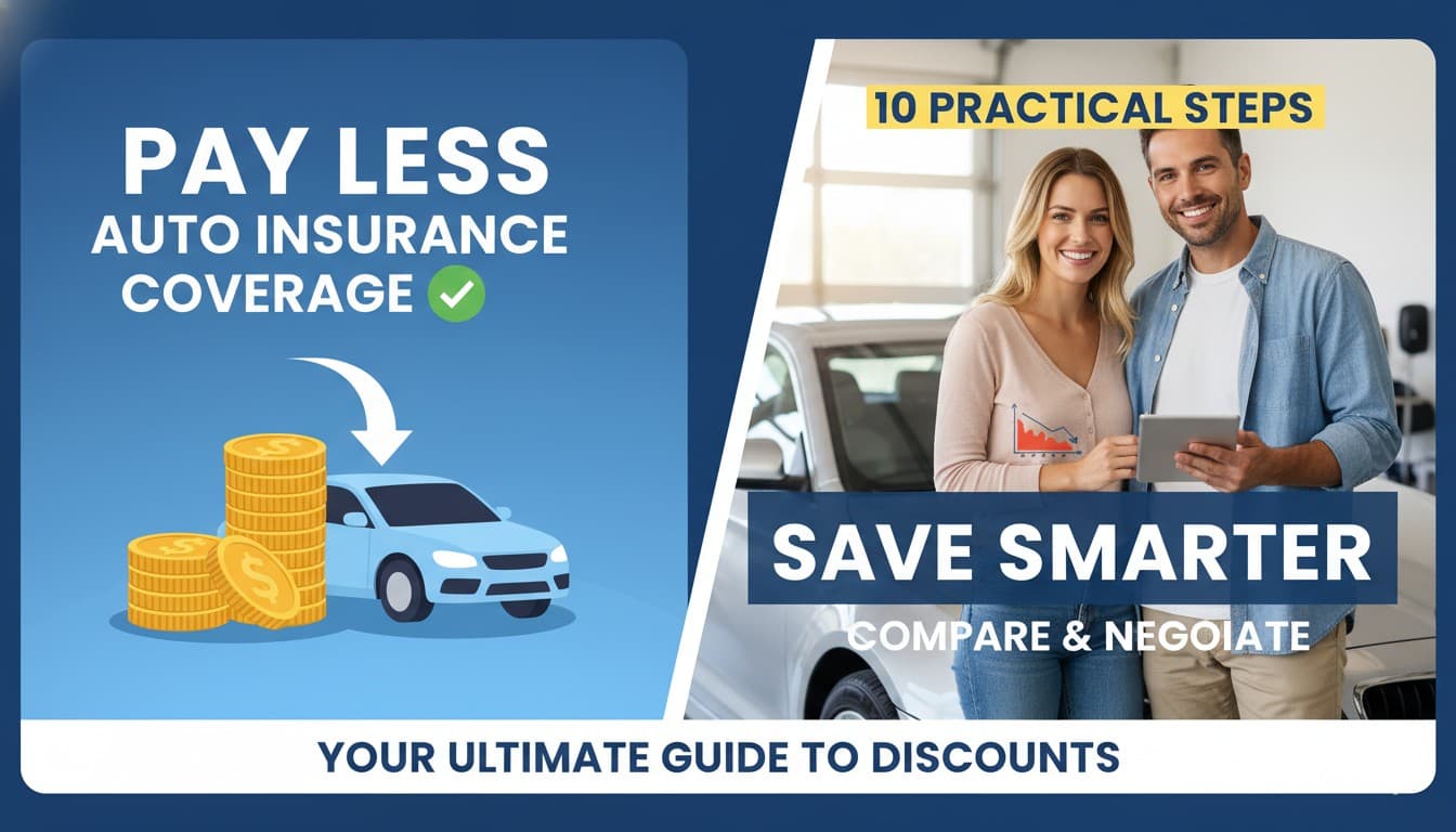 10 Simple Steps to Pay Less for Auto Insurance Premiums