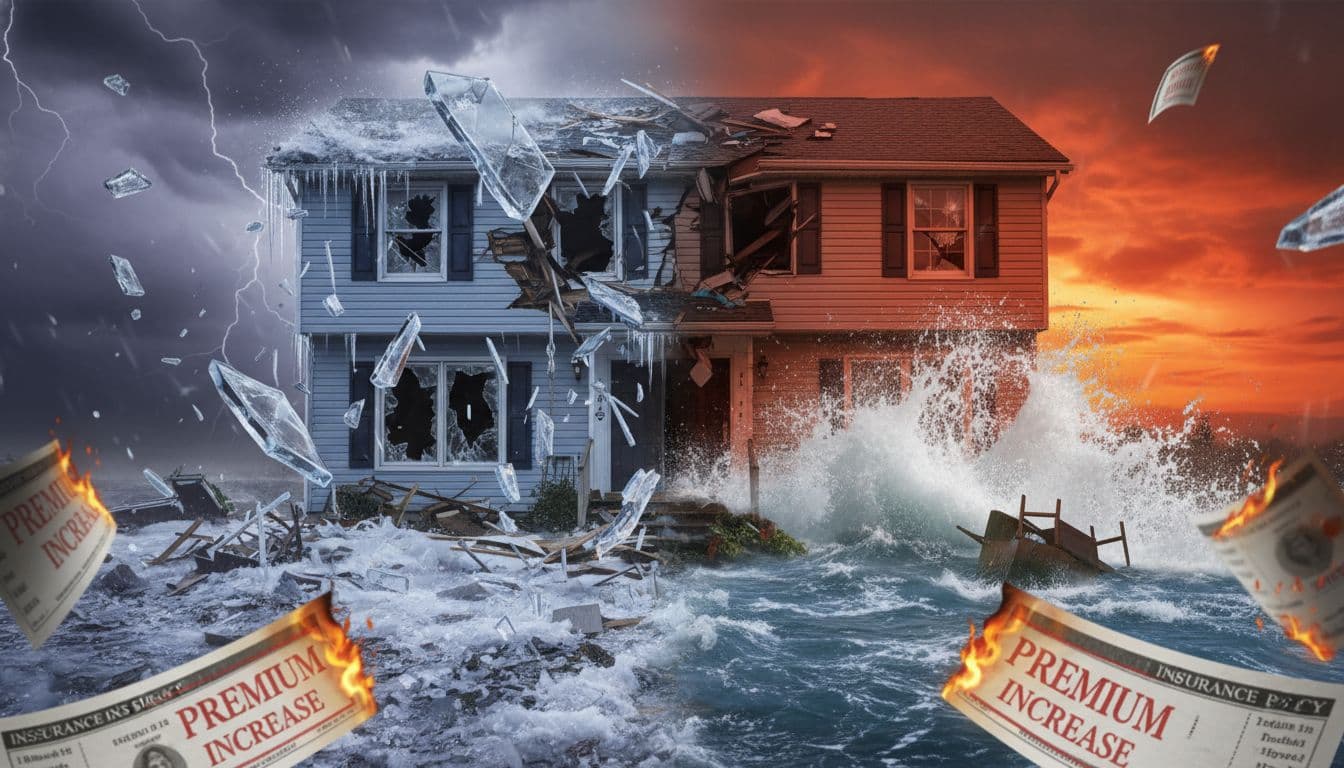 Climate Disasters Push US Home Insurance Costs to 7-Year High