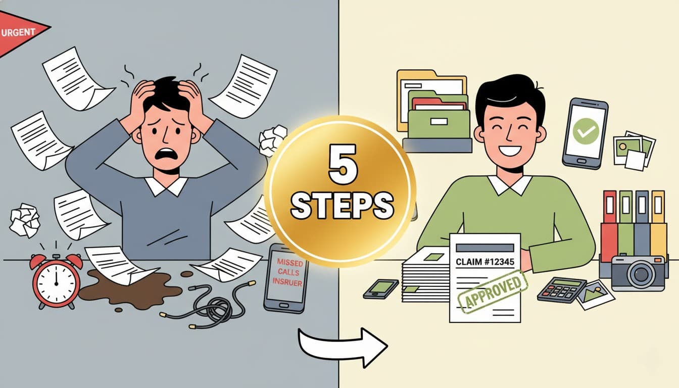 5 Simple Steps to File an Insurance Claim Without Stress