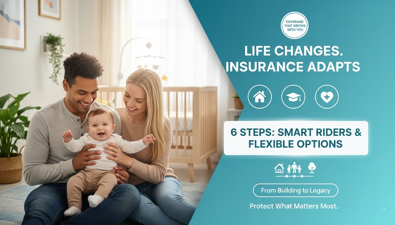 6 Smart Ways to Customize Life Insurance as Your Life Changes